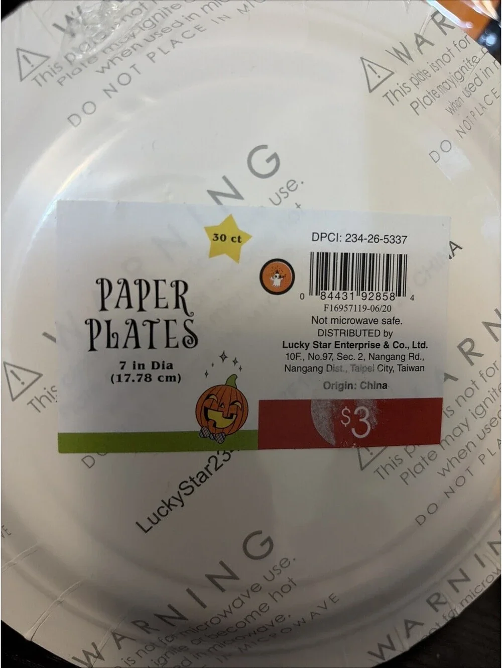 Halloween Ghosts Party Paper Plates And Napkin Sets. 60 Of Each